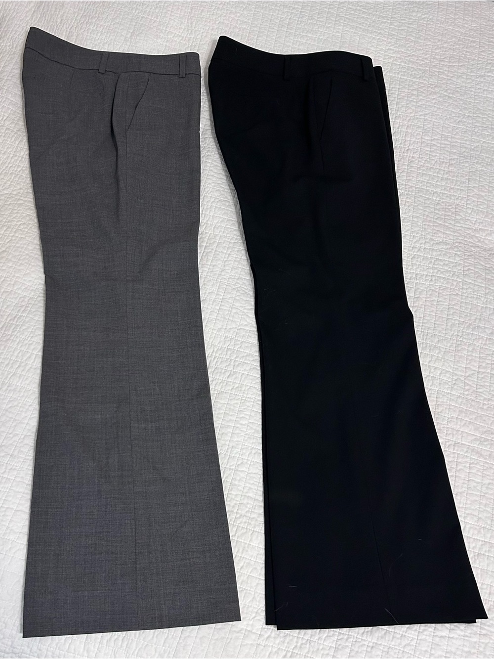 Women’s Banana Republic Tailored Dress Pants - Gray and Black - Martin Cut